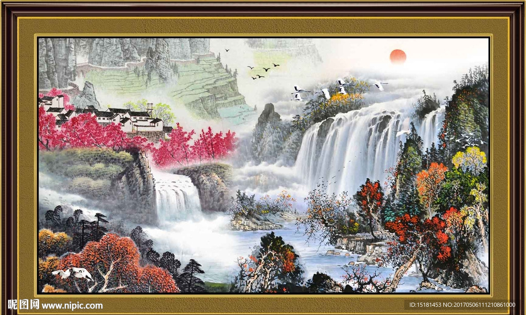 国画山水