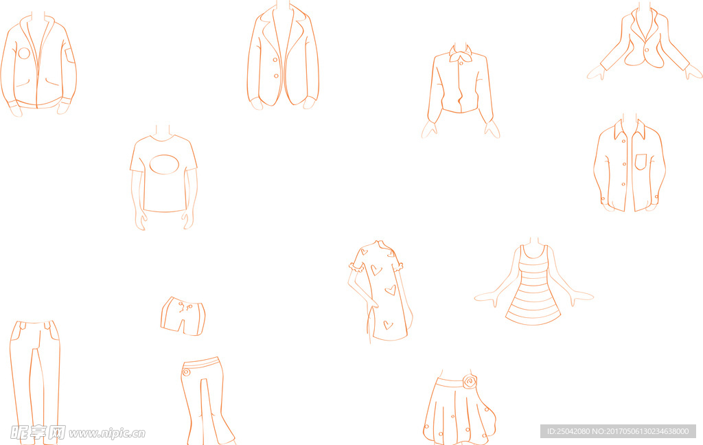 人物衣服