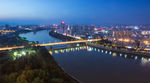 赣州杨梅渡桥夜景