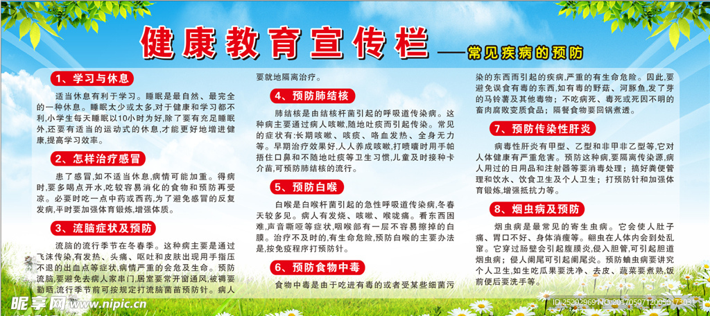 健康宣传栏