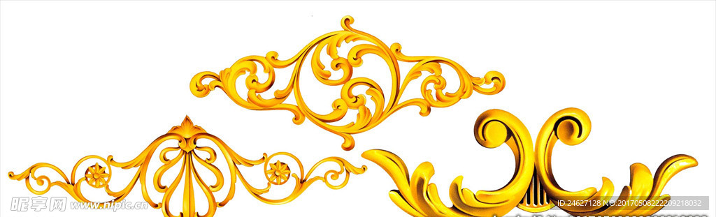 金色花纹