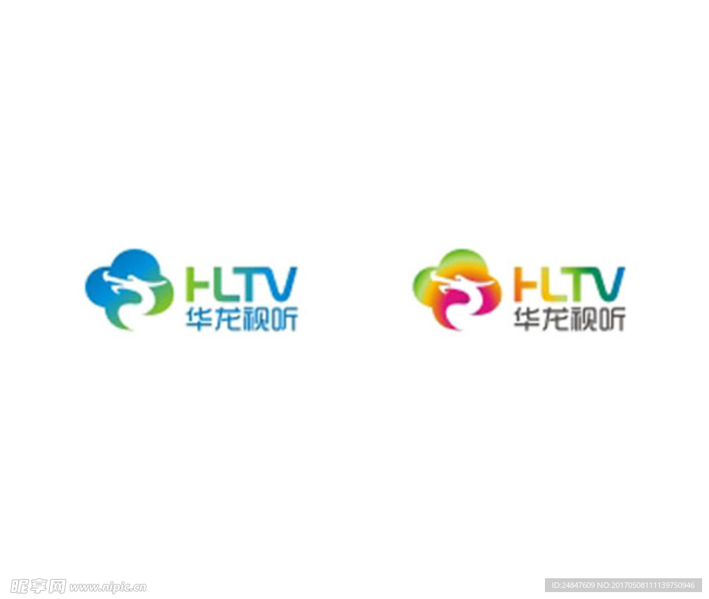 重庆华龙网LOGO 华龙视听