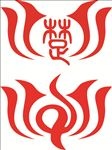 底纹 标志 花纹矢量图