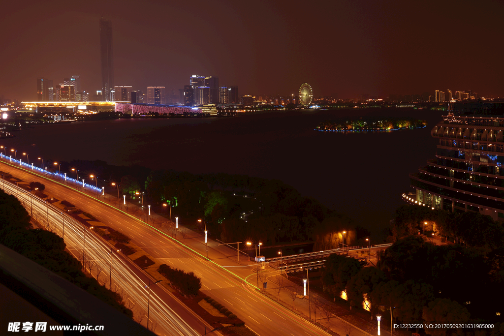 金鸡湖夜景