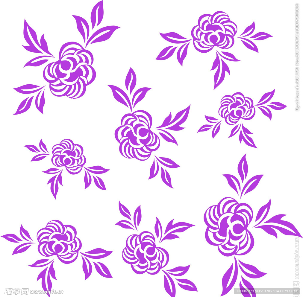 欧式花纹