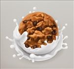 美味的巧克力饼干模板源文件宣传