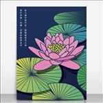 矢量精美荷花海报模板源文件宣传