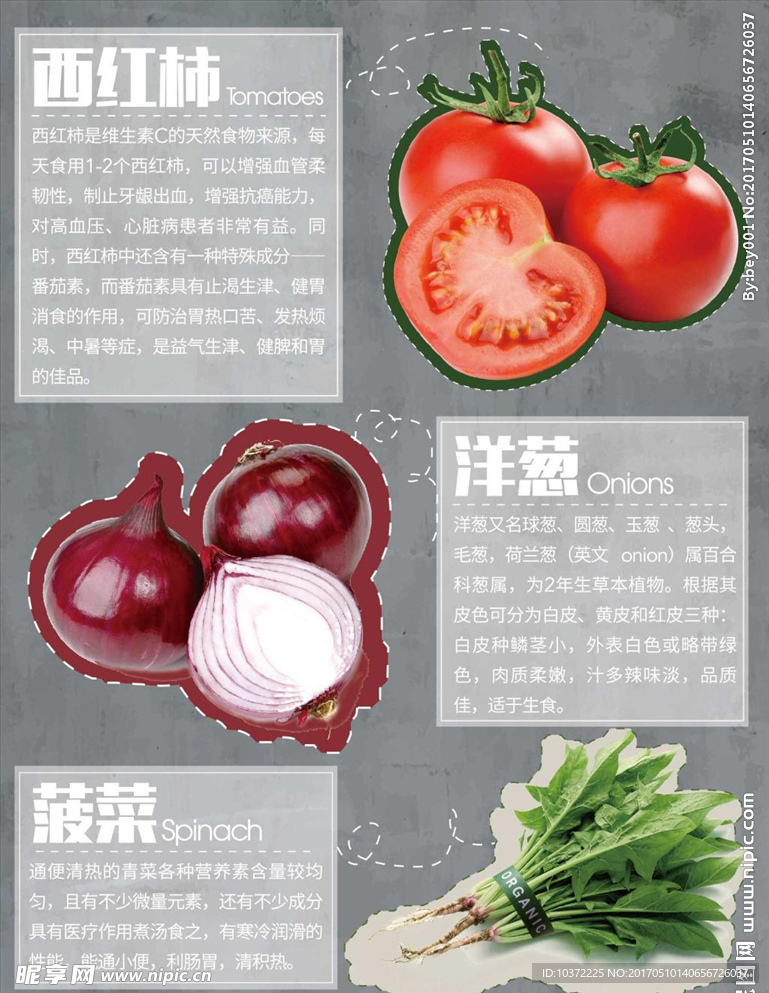 蔬菜介绍海报模板源文件宣传活动