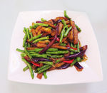 豇豆炒茄子