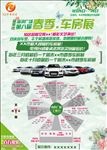 春季车房展海报报纸DM绿色春天