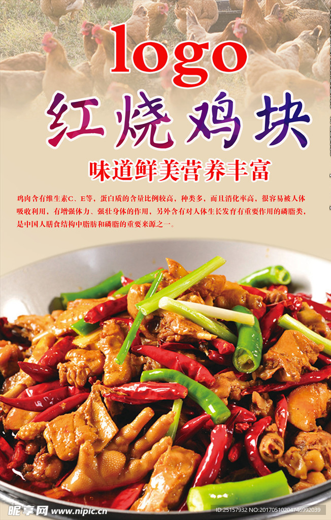 鸡肉海报