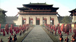 古代建筑唐朝皇宫外景大气战争