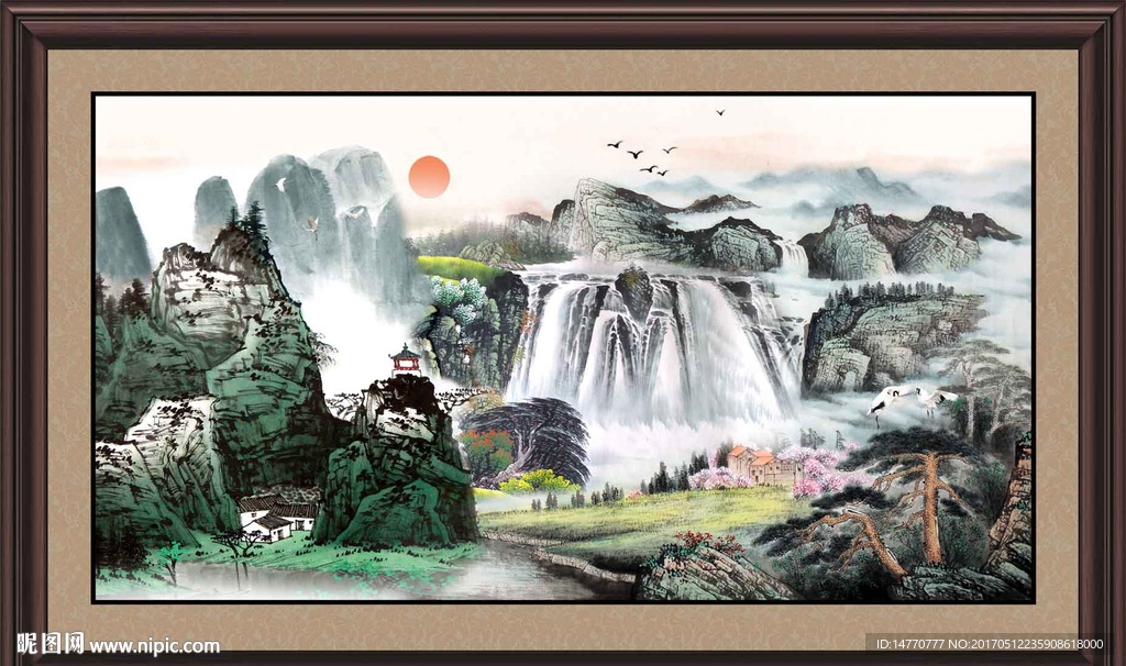 山水国画