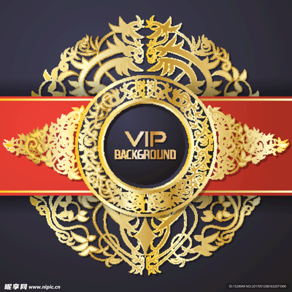 VIP背景豪华设计矢量