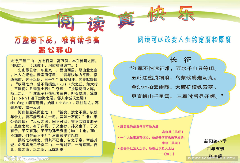 阅读手抄报