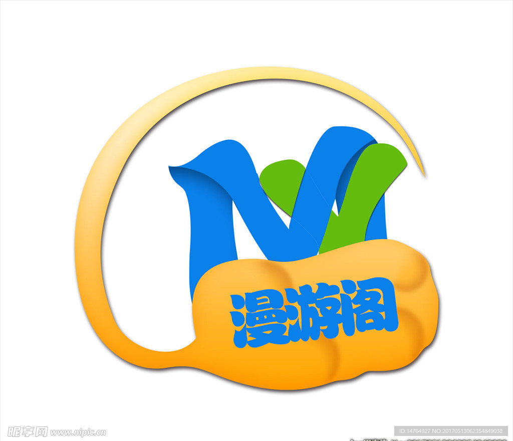 漫游阁LOGO设计