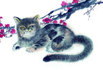 水墨猫咪