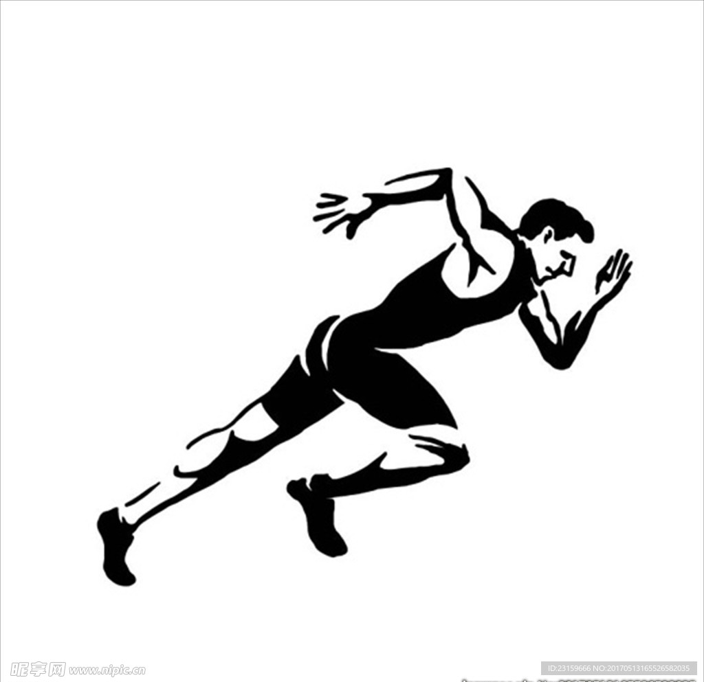 手绘跑步比赛培训协会插图