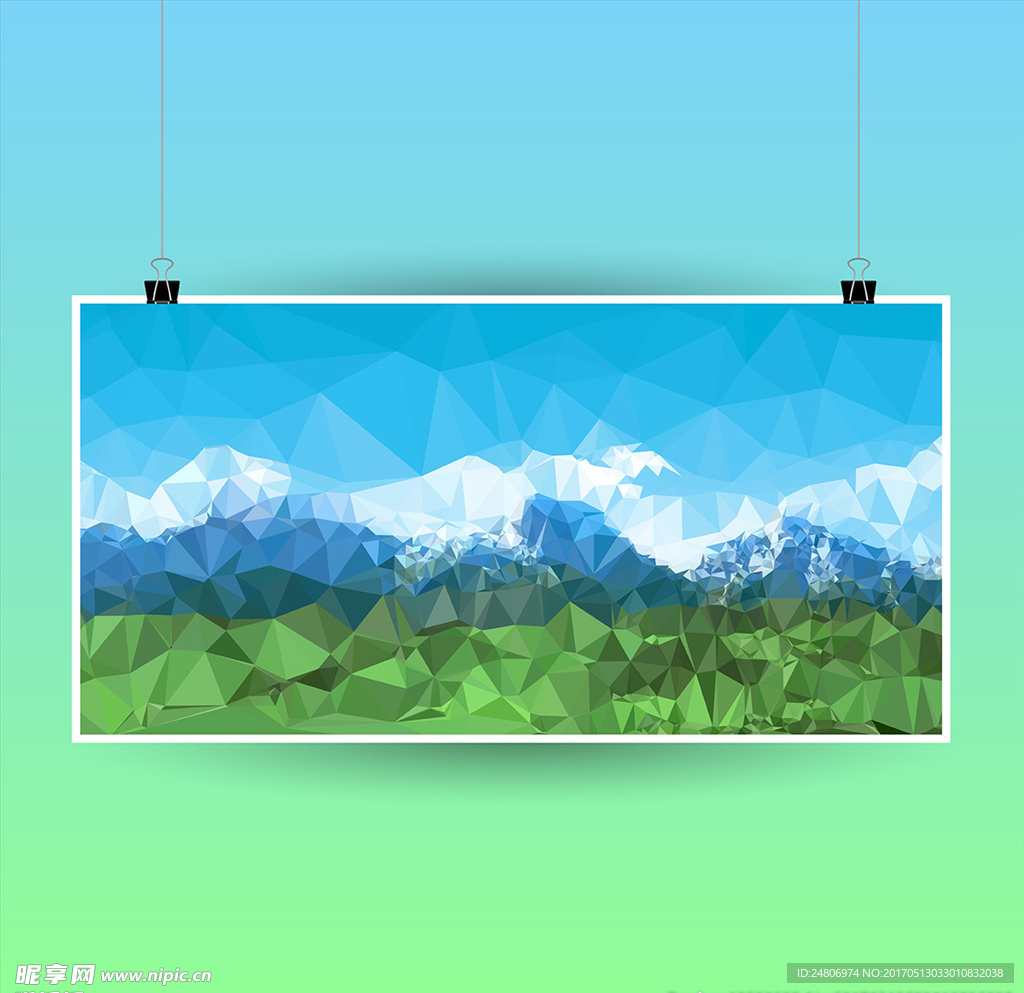 蓝色矢量背景