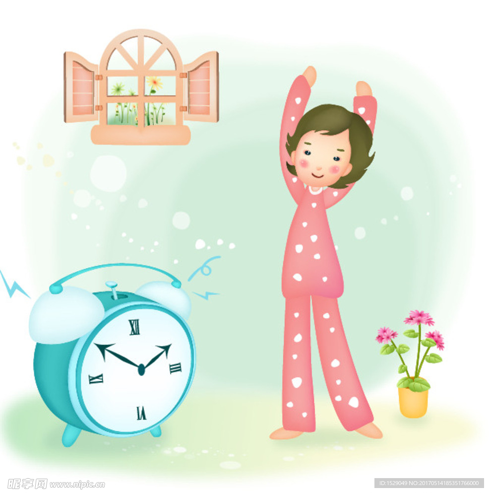淡彩儿童插画