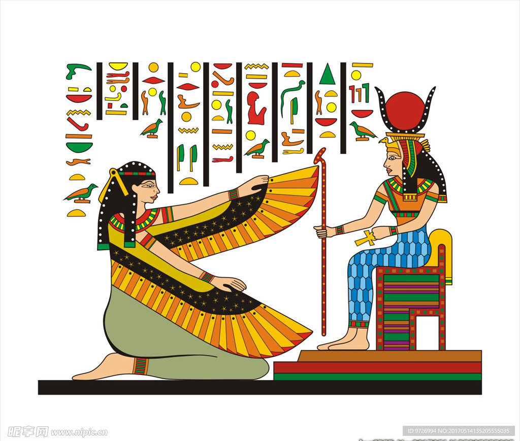 古埃及壁画素材下载
