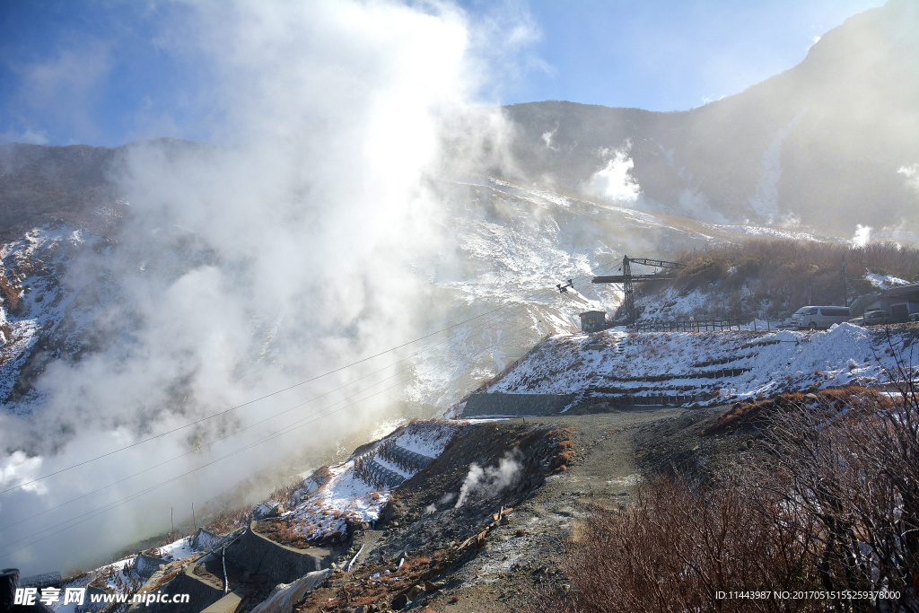 日本大涌谷火山