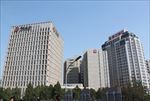 北京朝阳门大街风景