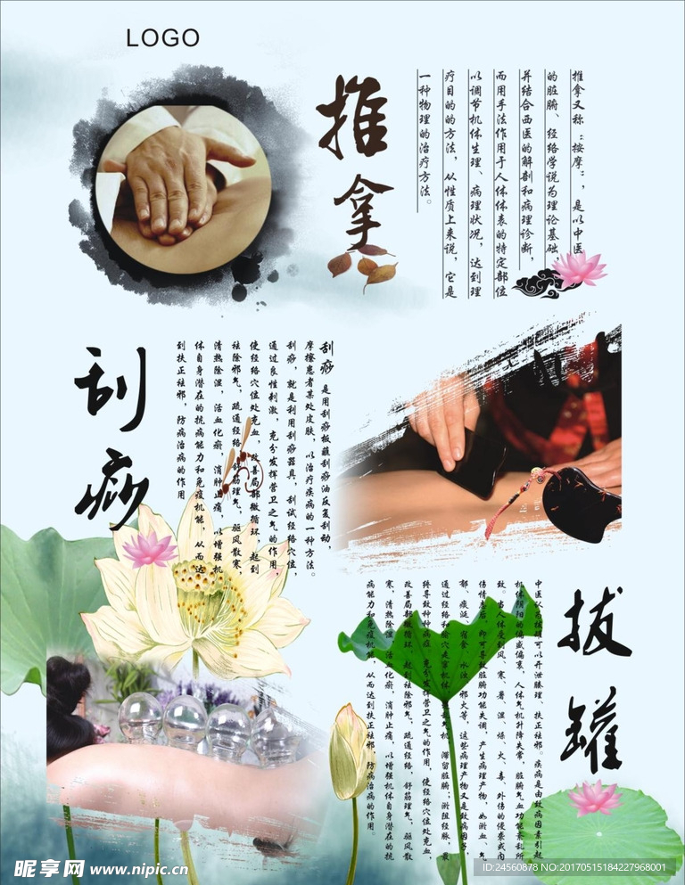 传统养生保养展板