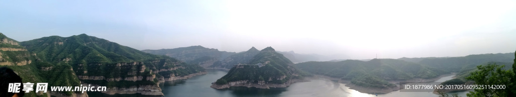 黄河三峡孟良寨全景图