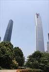 广州国际金融中心和珠江新城东塔