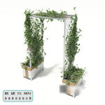 植物墙 绿化 生态 花架
