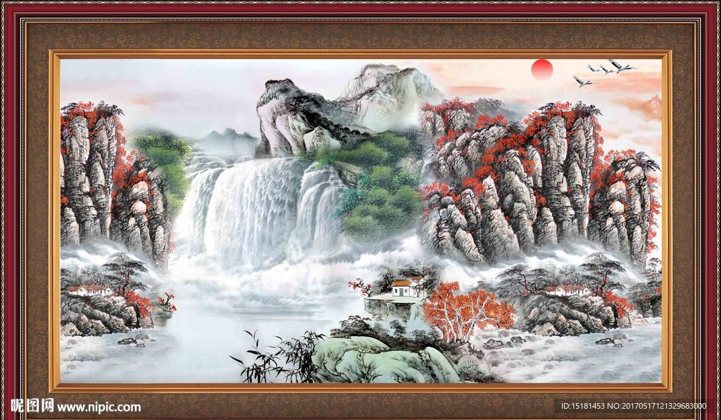 山水国画