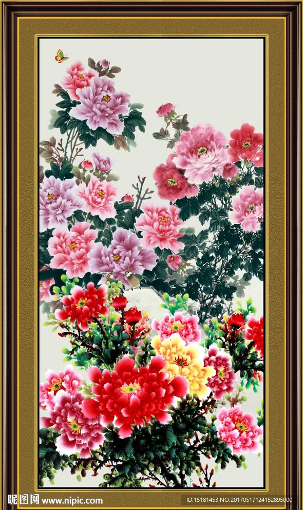 国画牡丹