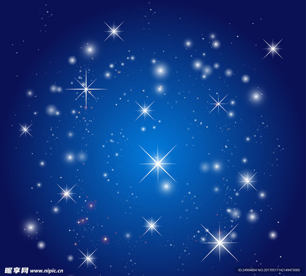 矢量星空背景素材