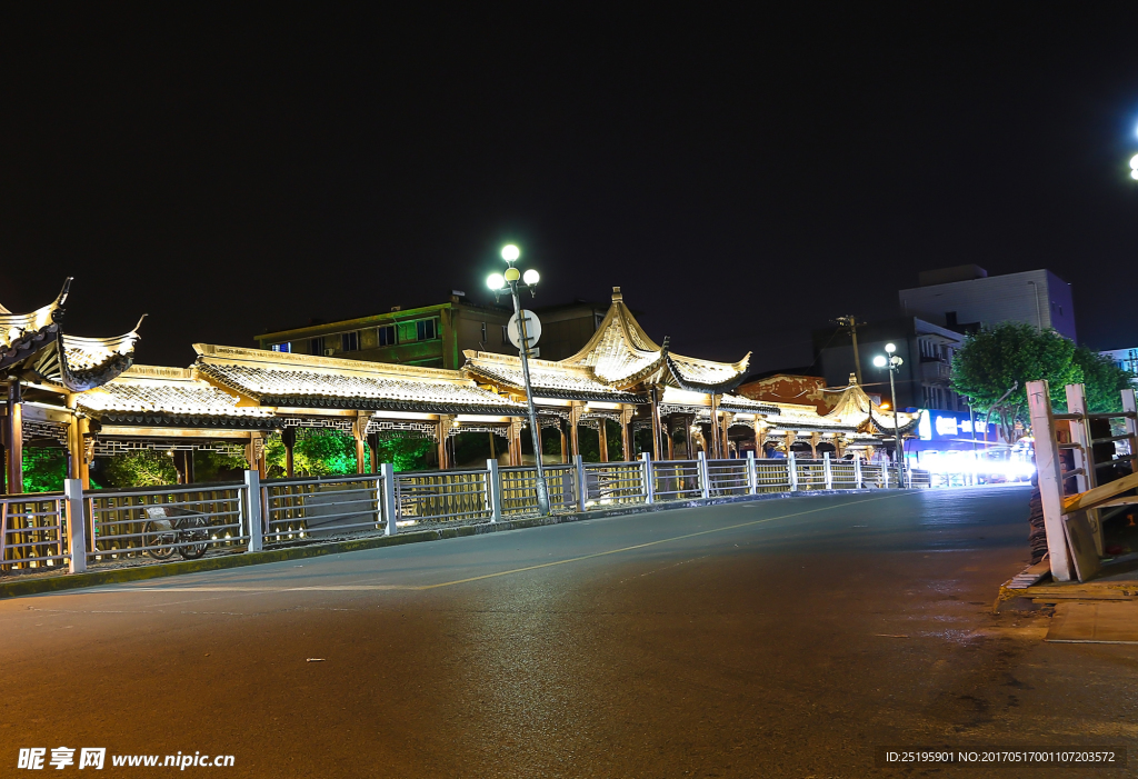古建筑夜景