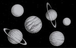 宇宙中是星球矢量