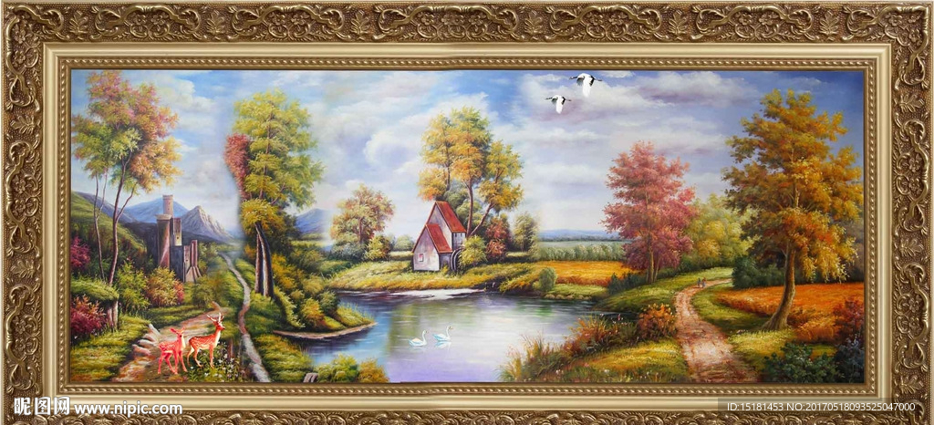 油画风景