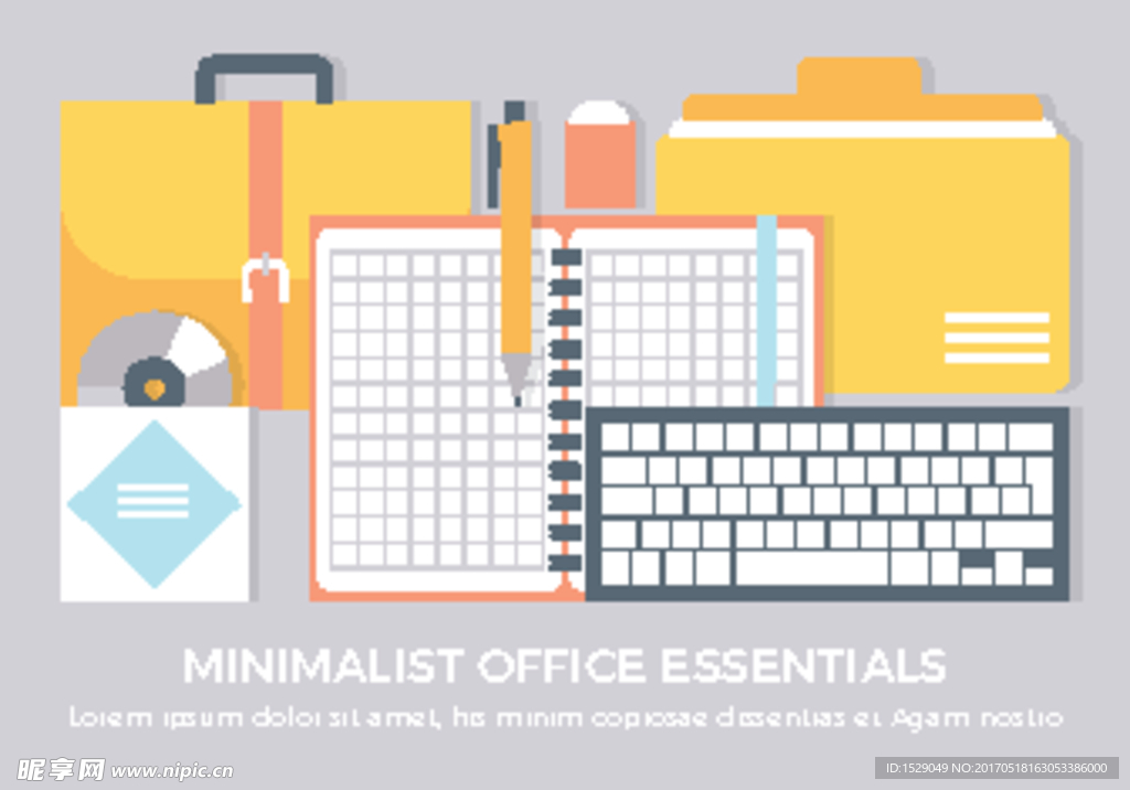 现代工作空间平面设计