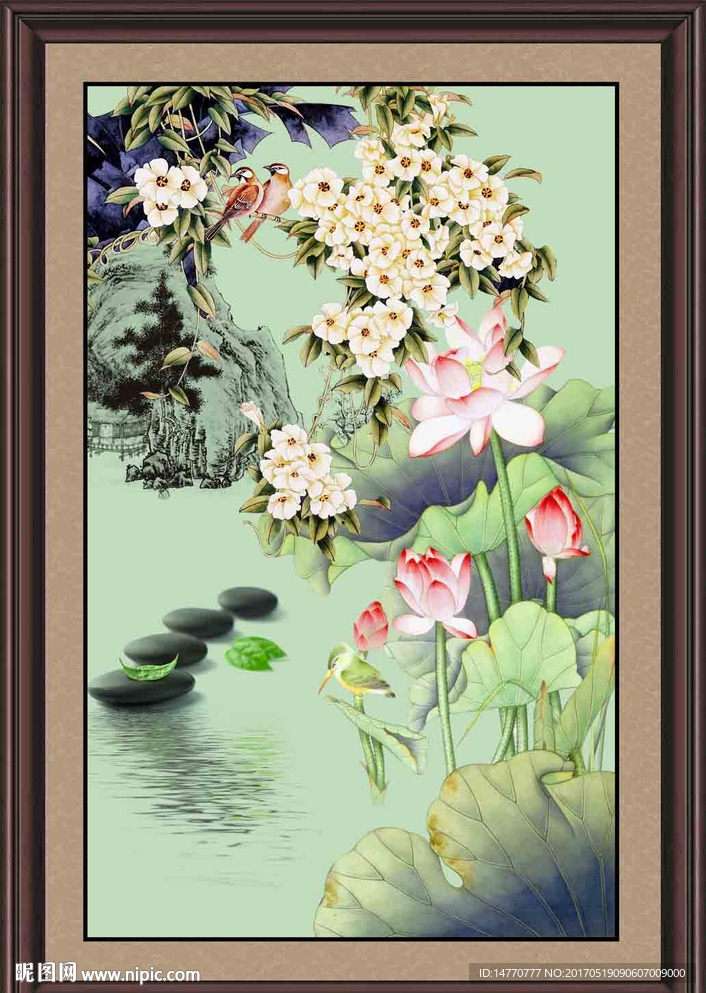 荷花图