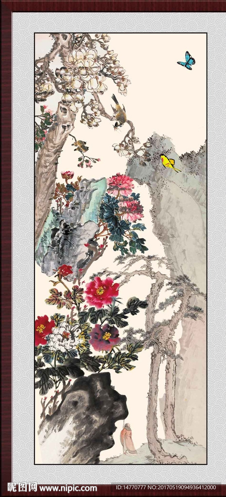 国画牡丹