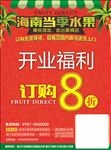 海南水果海报