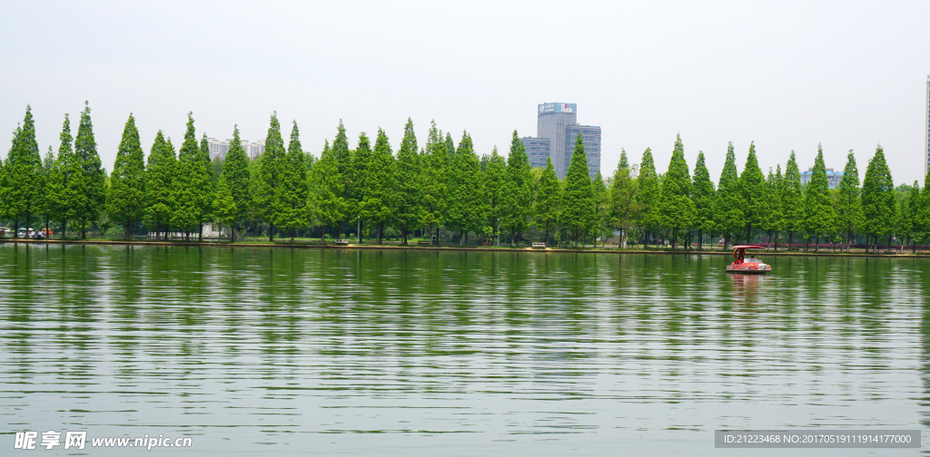 湖畔一景