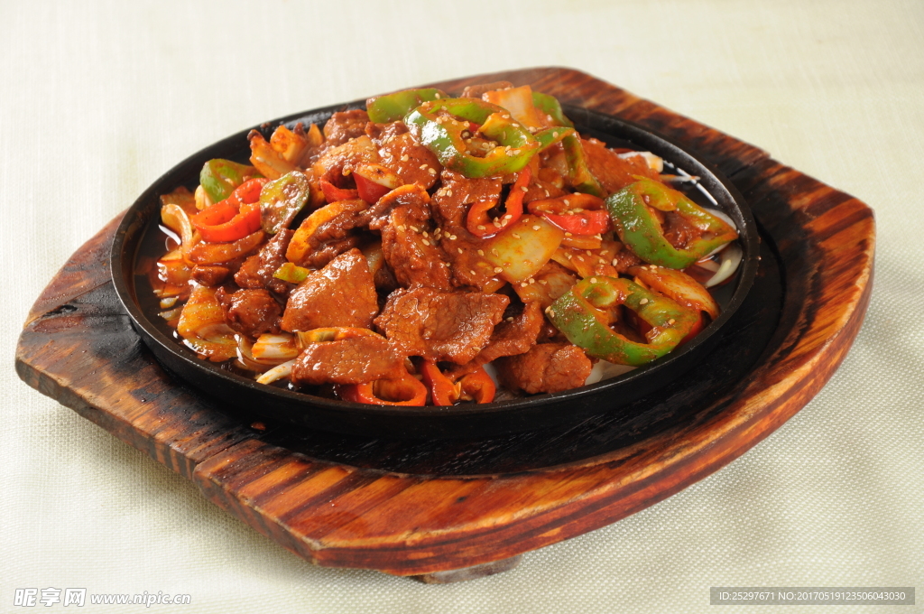 铁板烤牛肉