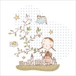 卡通爱护地球主题插画