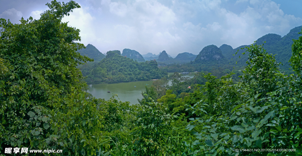 柳州龙潭公园山顶