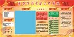 学校图版 党建展板 学校展板