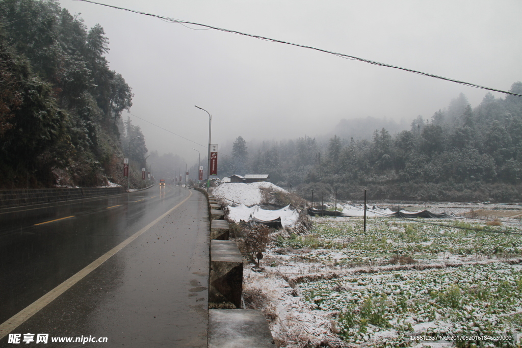 极边之路迎春雪