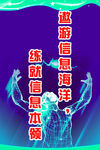 学校科技创新计算机电脑文化海报