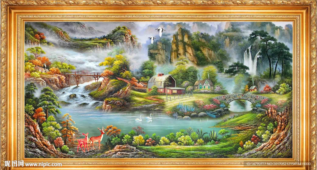 油画风景