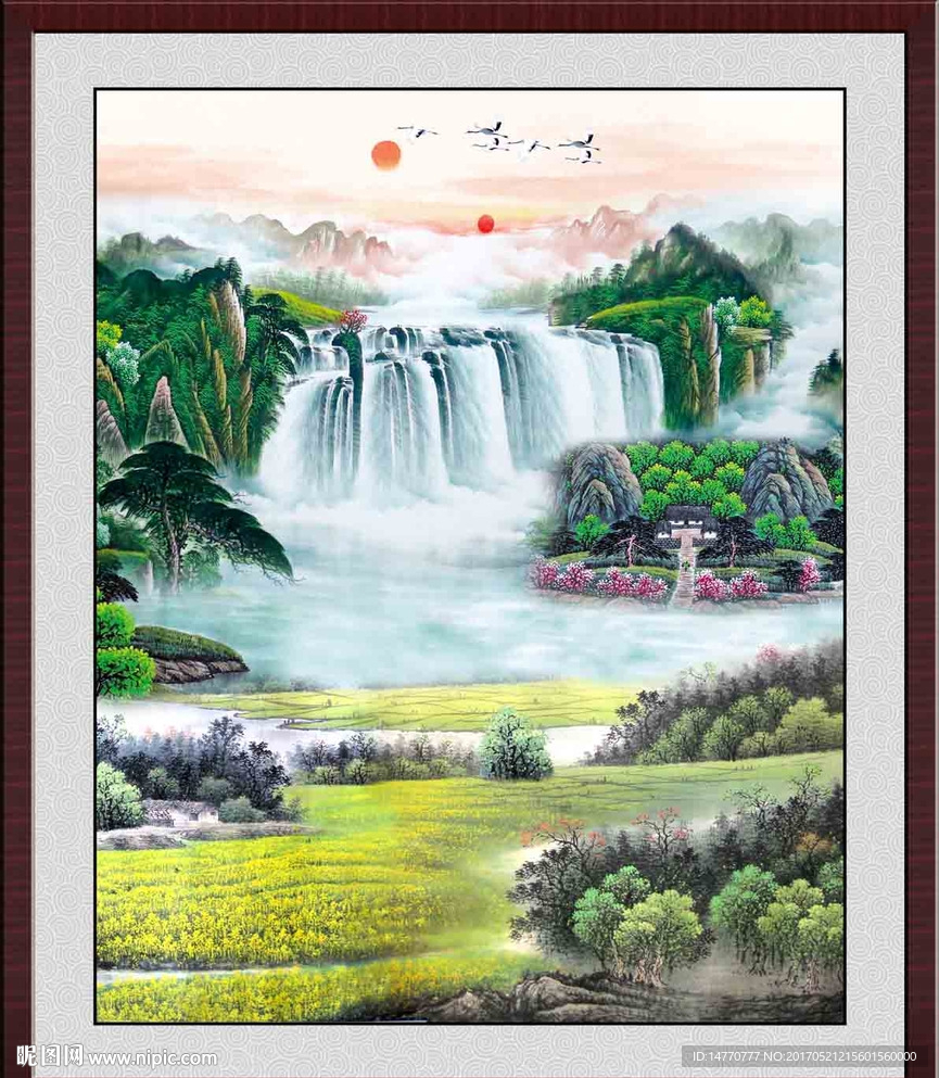 国画山水